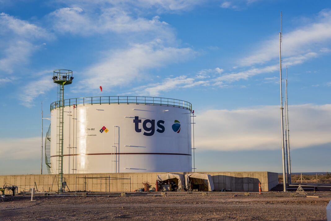 Planta de acondicionamiento de TGS en Tratayén, Neuquén