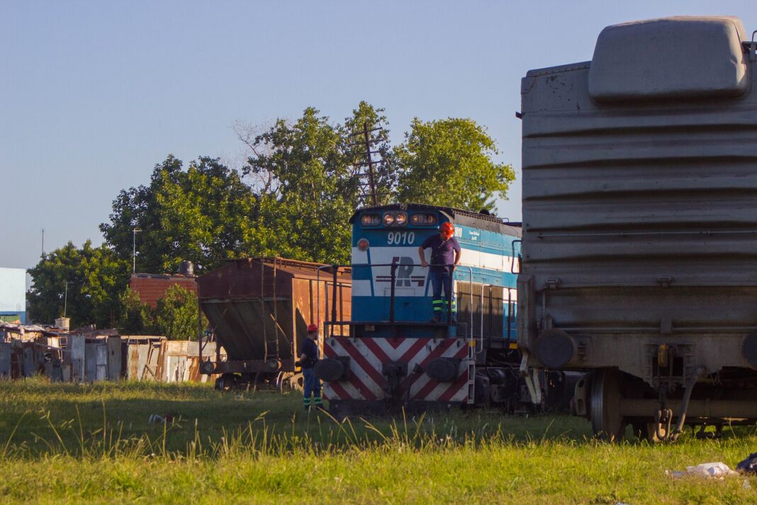 Tren de carga de FerroSur Roca