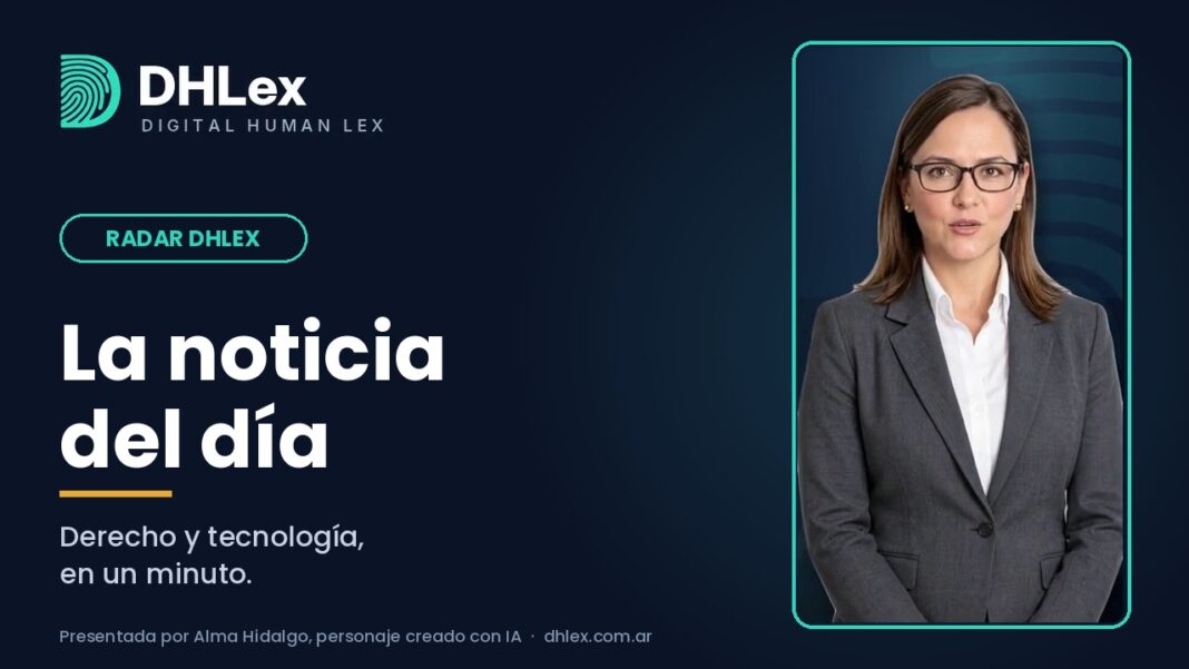 Radar DHLex, la noticia del día, presentada por Alma Hidalgo (personaje creado con IA)